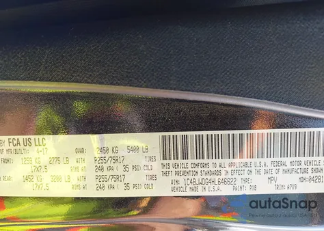 2017 Jeep Wrangler Unlimited Sport 4X4 from USA, damaged, VIN 1C4BJWDG4HL646622